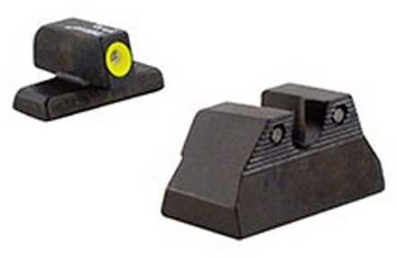 Trijicon HK108Y Tritium H&K USP Compact Green Front/Rear Yellow Outline