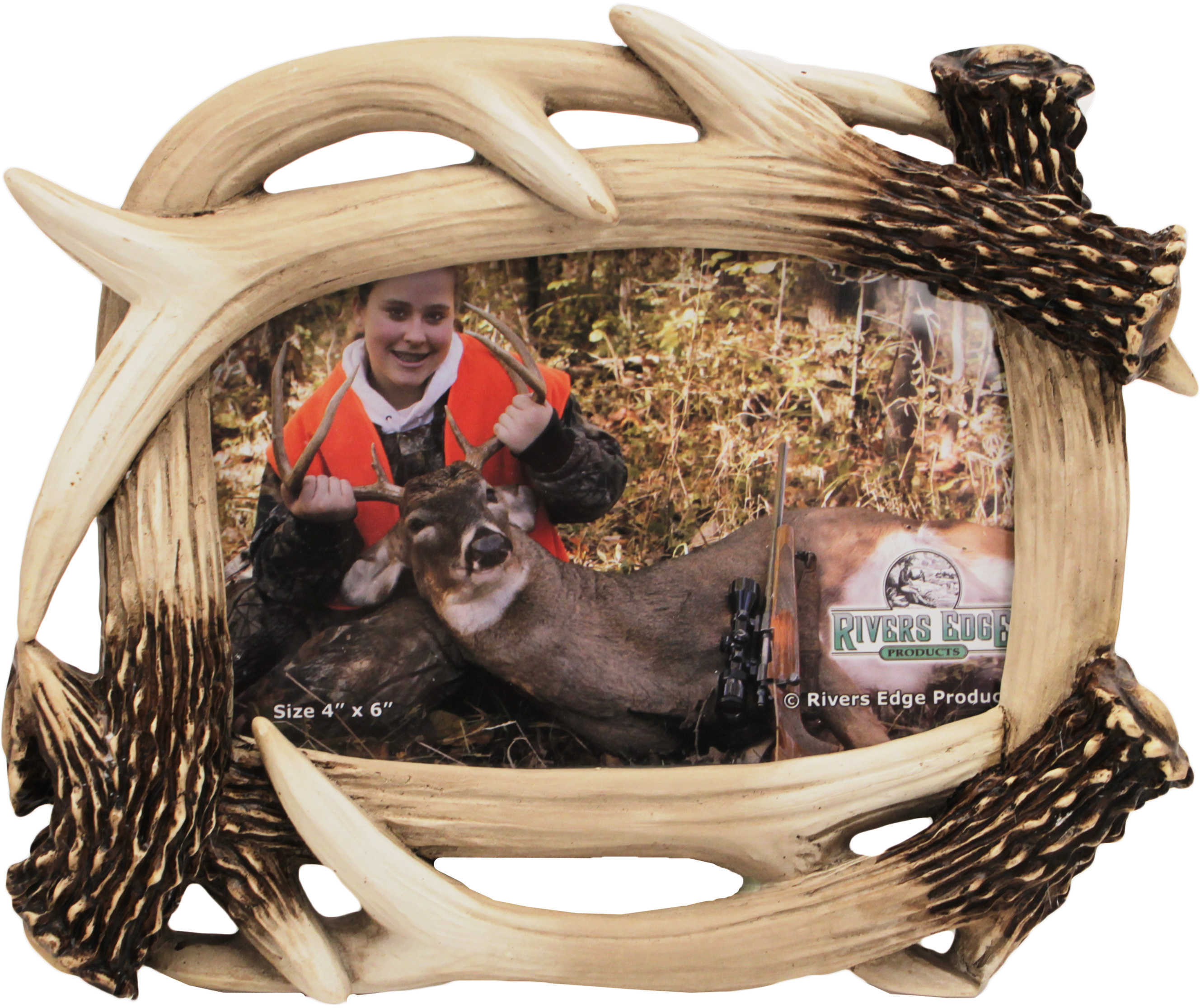 Rivers Edge Antler Frame 4''X6''