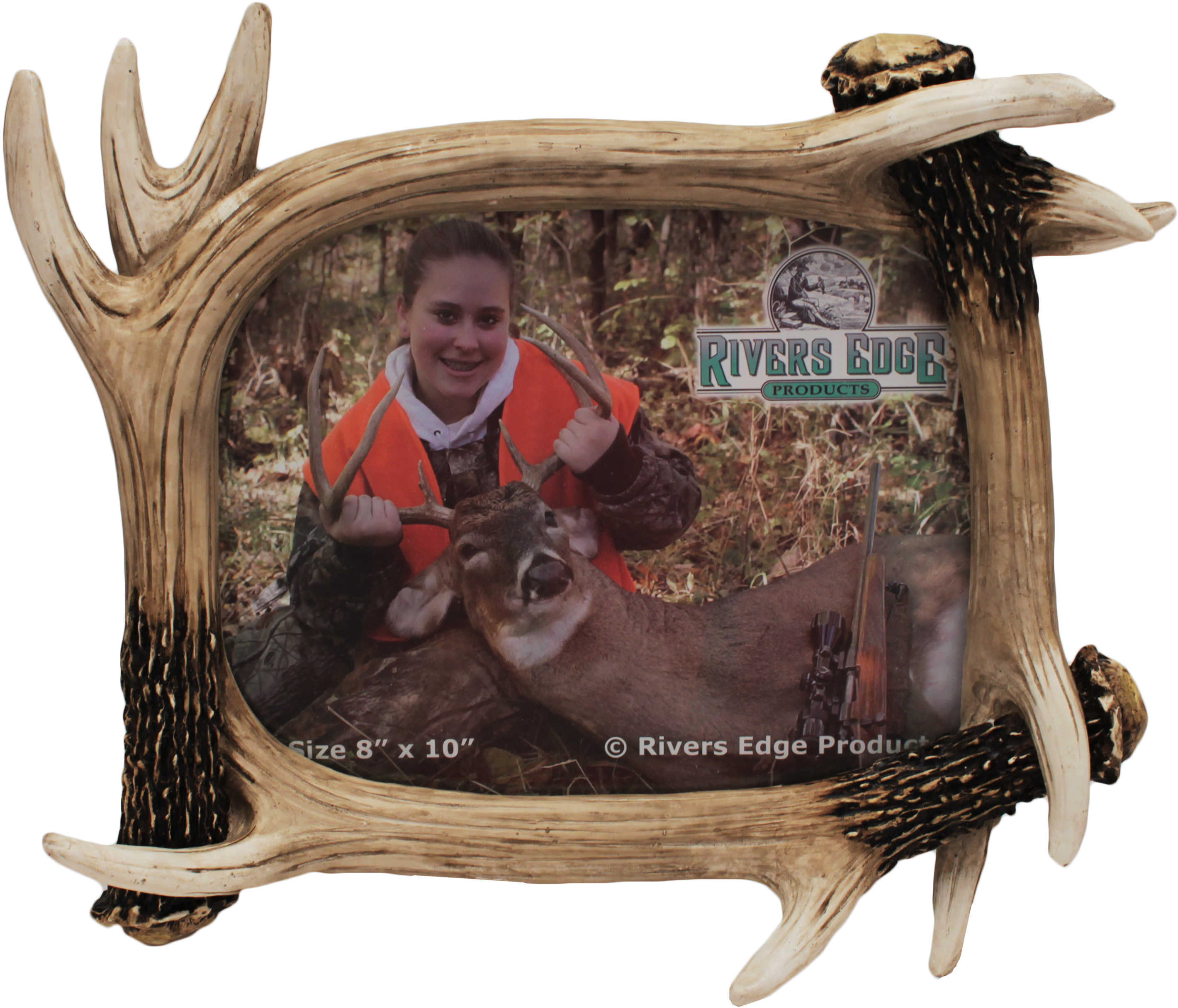 Rivers Edge Deer Antler Picture Frame 8''x10''