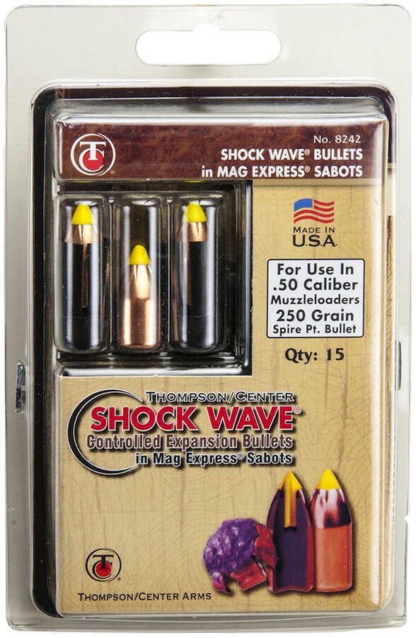 T/C Shockwave Sabots .50 cal. 250 gr. 15 pk. Model: 17008242