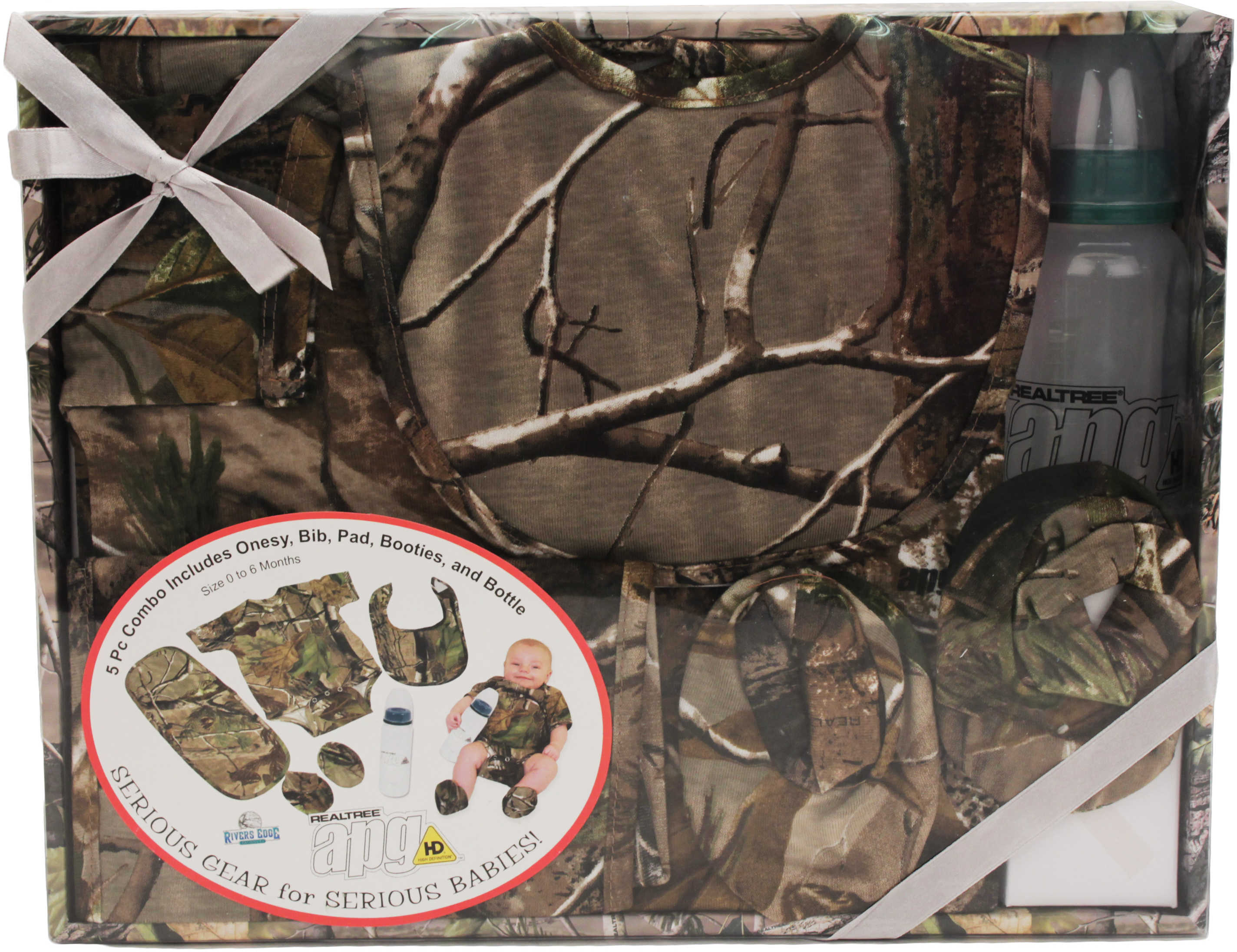 Rivers Edge Baby Outfit Combo 0-6 Months Realtree AP Green Model: 1542