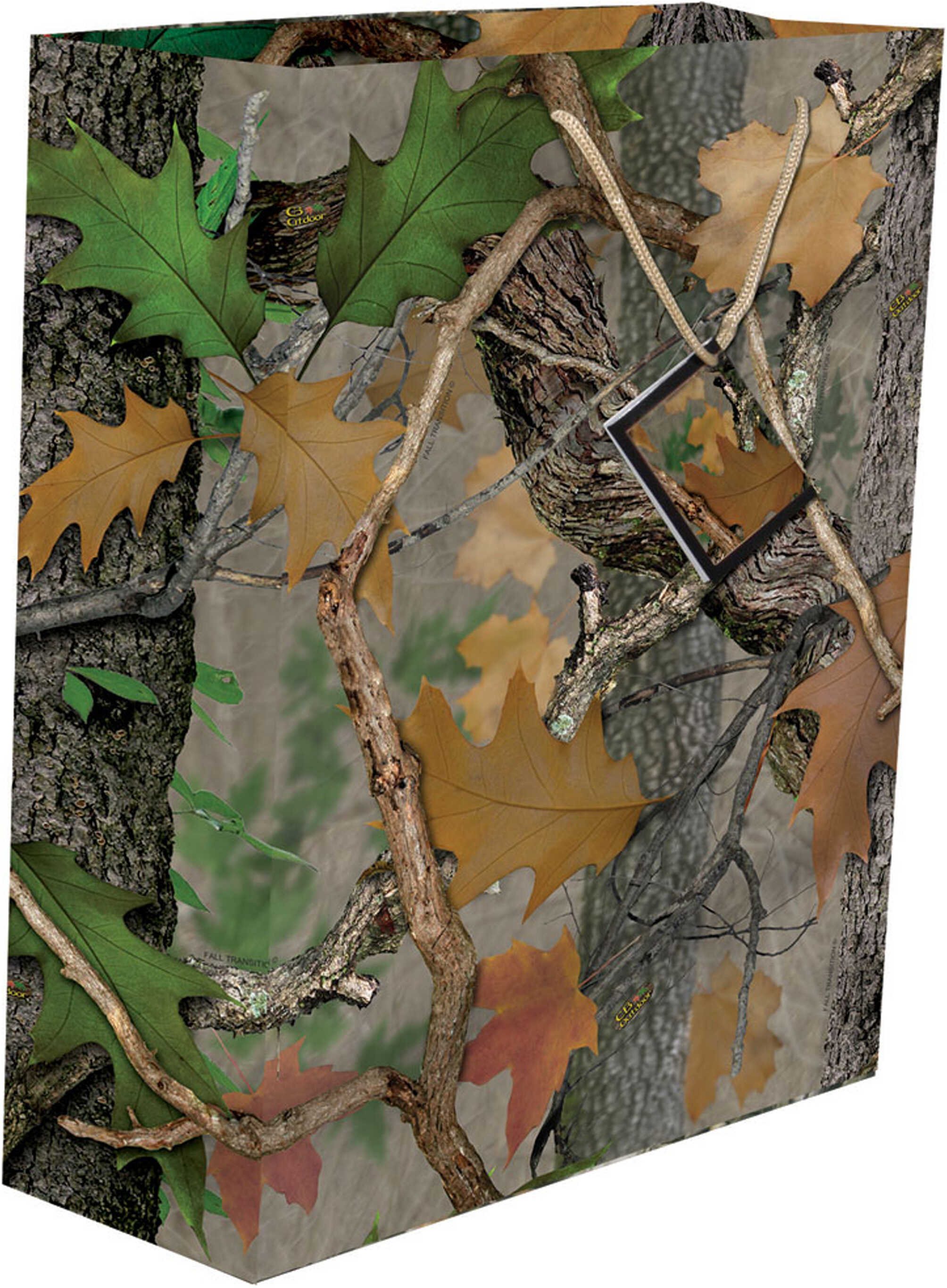 Rivers Edge Camo Gift Bag - Xl 16"X19"X6" Fall Trans
