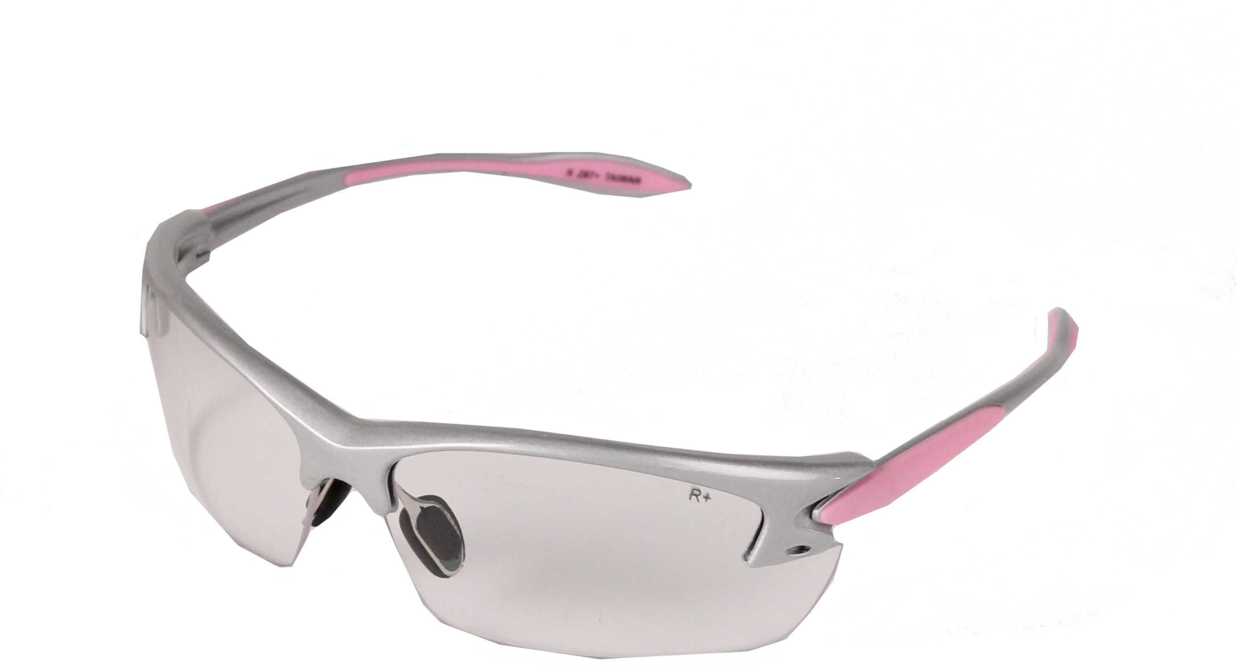 Radians Glasses Silver and Pink Frame Clear Lens PG0810CS