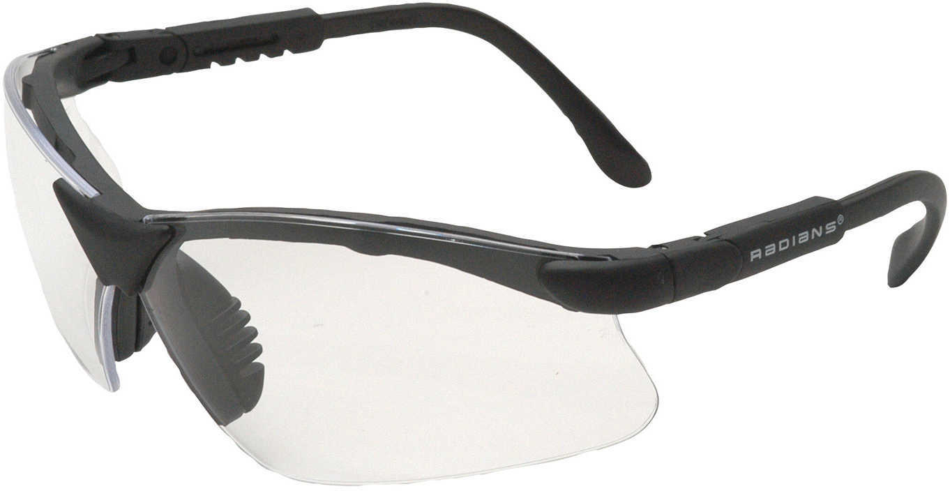 Radians Revelation Glasses Black Frame Clear Lens RV0110CS