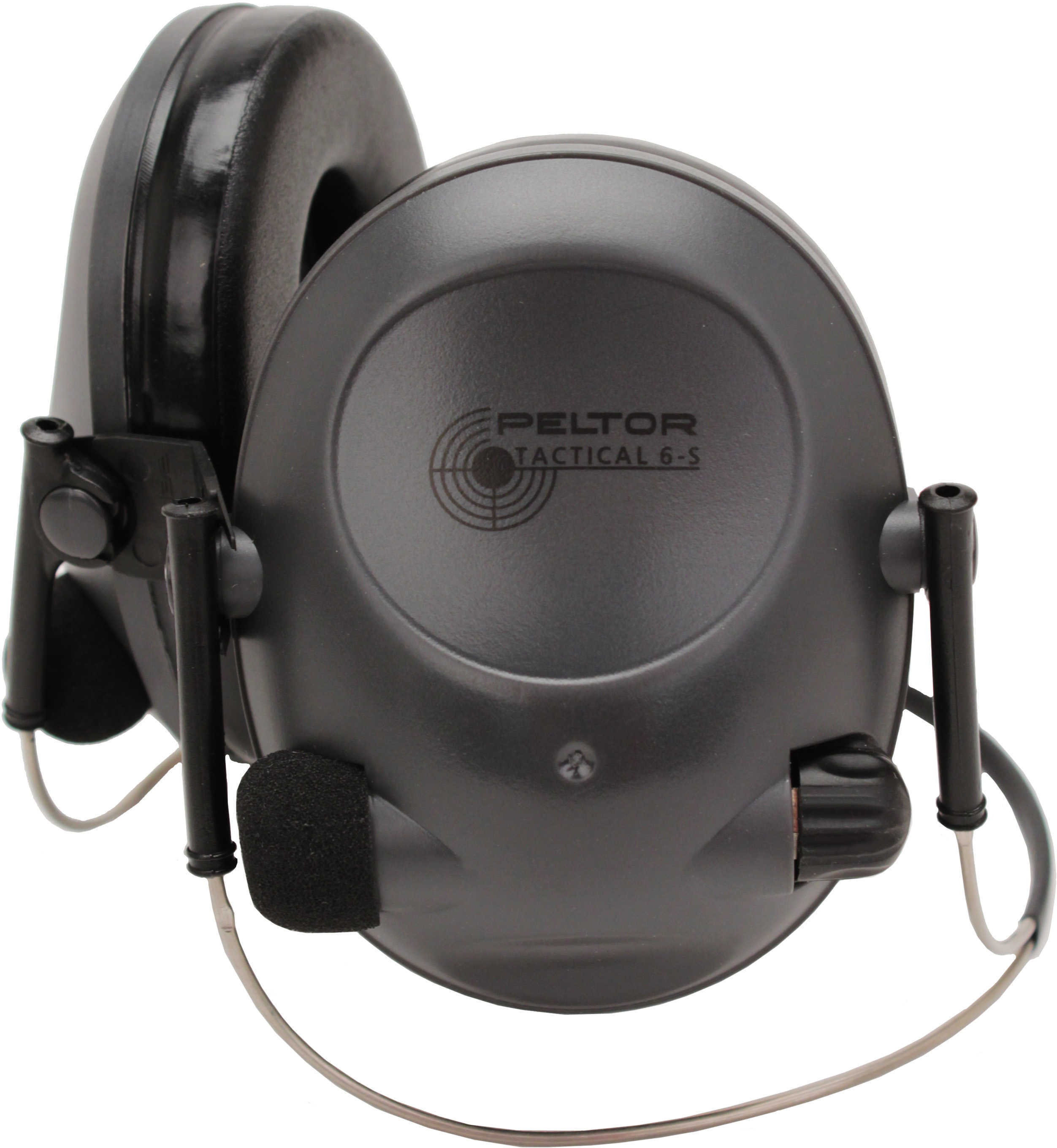 3M/Peltor Electronic Tactical 6S Earmuff Gray NRR 19 Behind the Head Stereo 97043