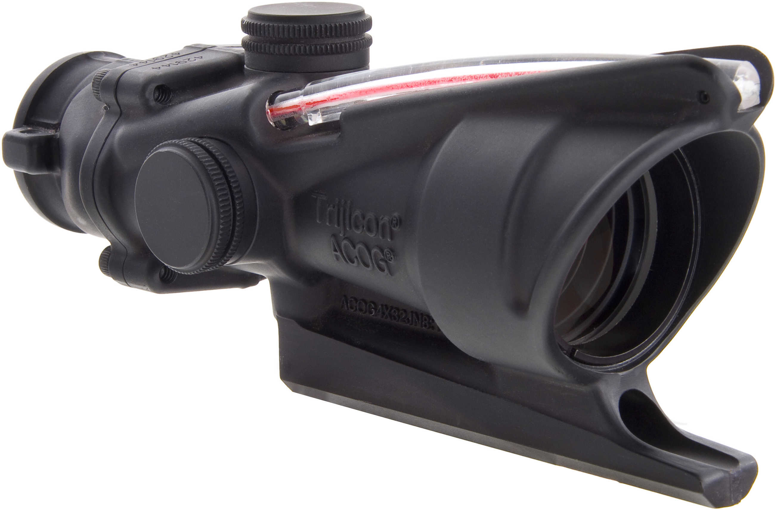Trijicon 100213 ACOG 4x 32mm Obj 36.80 ft @ 100 yds FOV Black Matte Finish Dual Illuminated Red Triangle