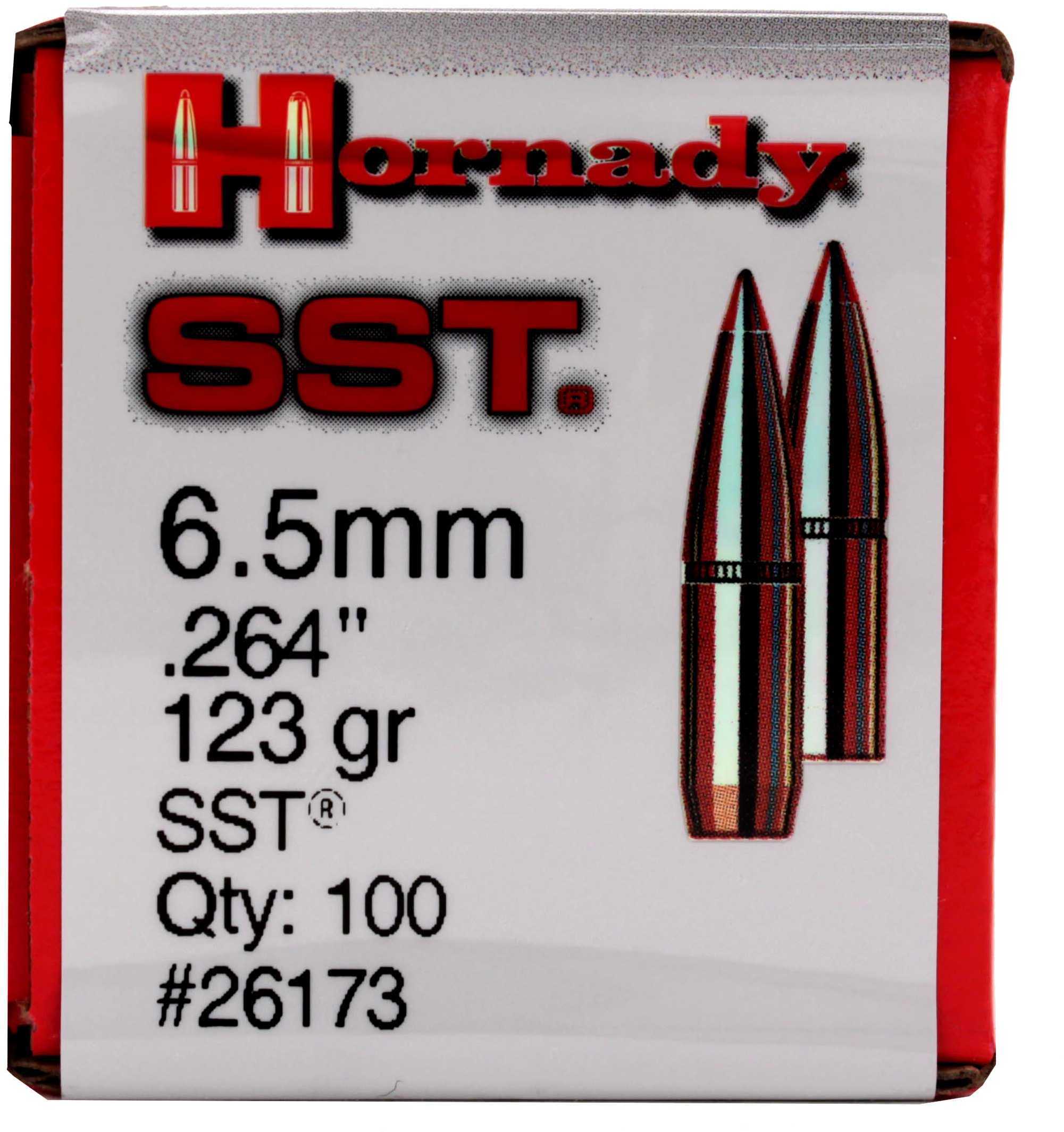 Hornady 26173 Bull .264 123 SST 100