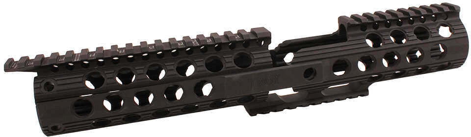Troy SRAIDLTCXBT Battle Rail Delta CX 12" AR-15 Aluminum Black