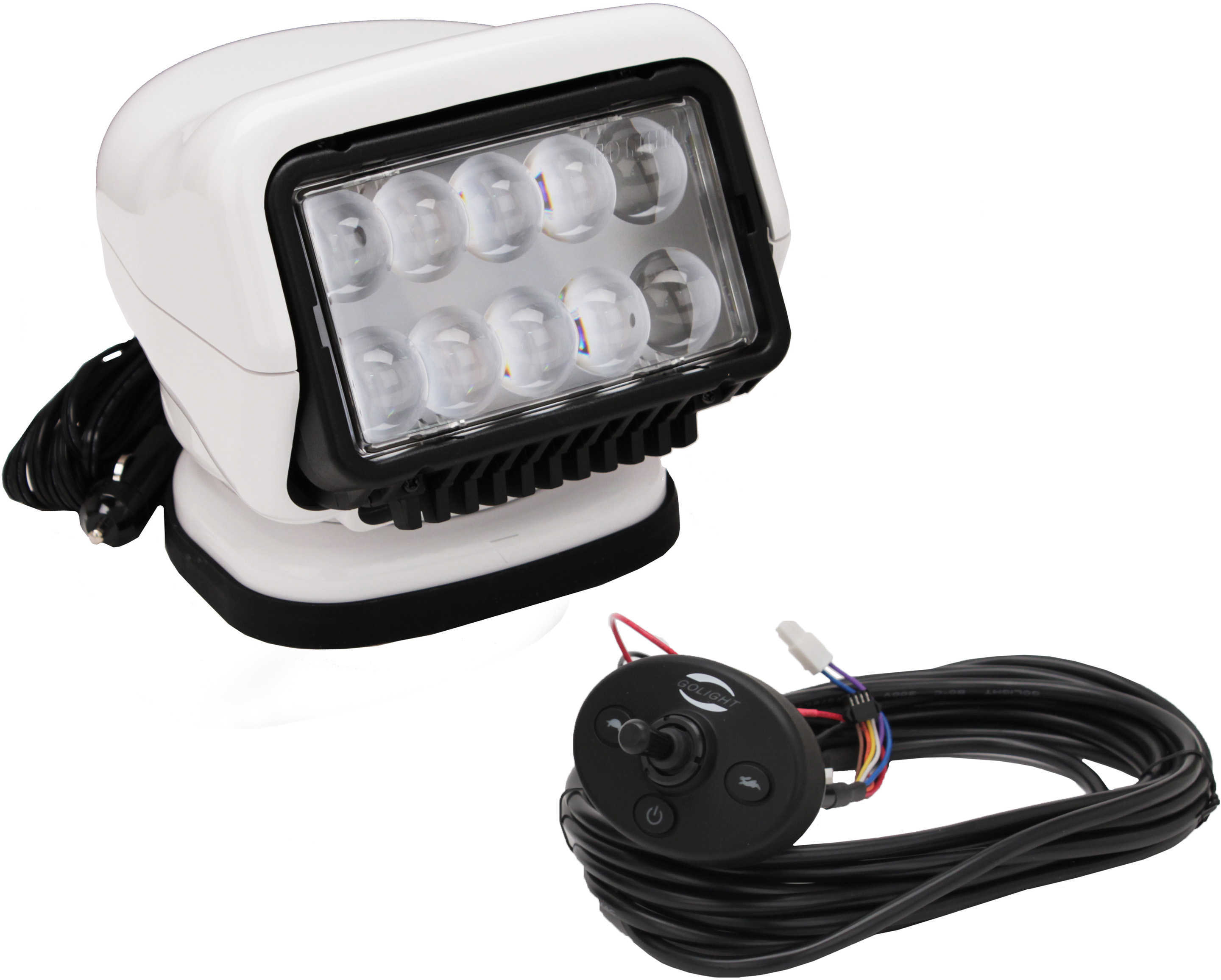 Golight LED Stryker Searchlight w/Wired Dash Remote - Permanent Mount - White