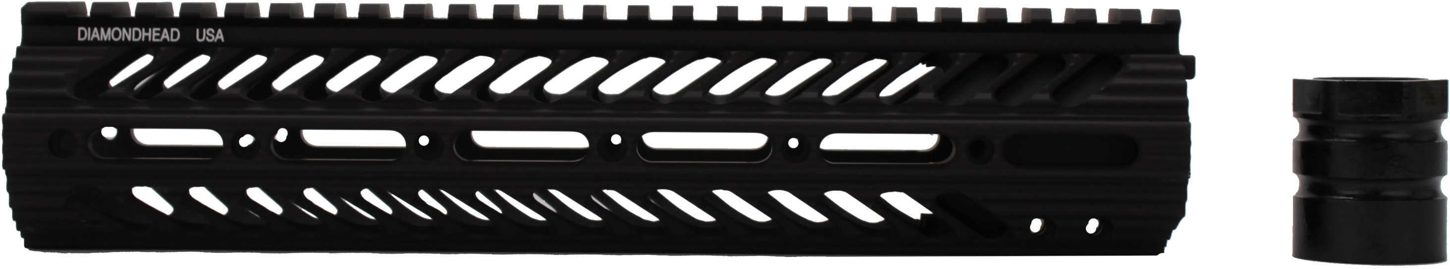 DIAMONDHEAD V-Rs X Free Float Rail 10.25" Black