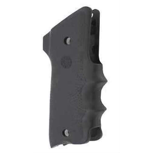 Hogue 82000 Rubber Grip with Finger Grooves Ruger MK II/MK III Black