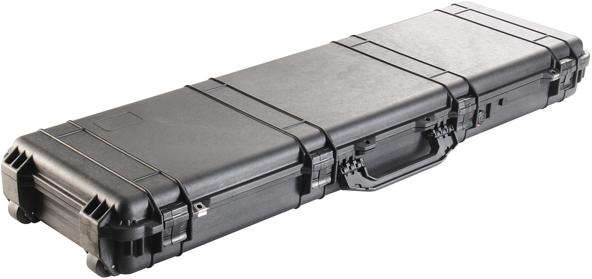 Pelican 1750 Protector Long Case with Scoped Gun Foam Cut Out (Black)