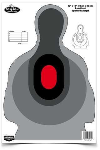 Birchwood Casey Bc-35727 Dirty Bird Transition Silhouette Tagboard Target 12" X 18" 8 Per Pkg