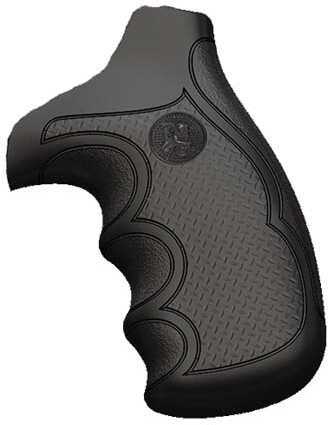 Lyman 02478 Diamond Pro Revolver Grips S&W J Frame Round Butt Black Rubber