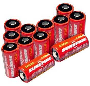 Surefire Sf12ABBCS 123A 3 Volts 1550 mAh 12 Per Pkg