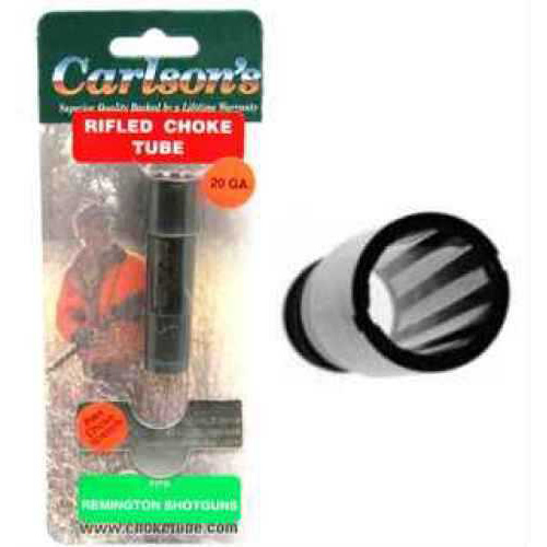 Carlsons 40021 Remington Rem Choke 20 Gauge Rifled 304 Stainless Steel Matte Black