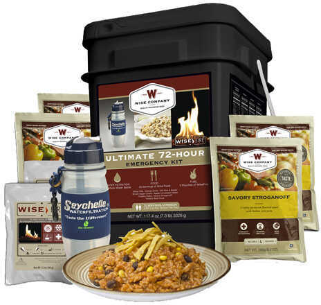 Wise Foods 05715 Emergency Meal Kit Ultimate 72 Hour Kit For Four People