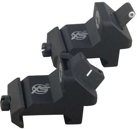 XS SIGHTS AR00074 XTI DXW Standard Dot AR-15/M16 Green Tritium w/White Outline Front Black Stripe Rear