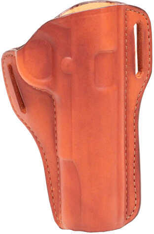 Bianchi Model #57 Remedy Open Top Leather Holster Fits 1911 Government Tan Right Hand 25016