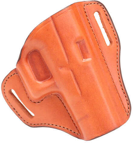 Bianchi Model #57 Remedy Open Top Leather Holster Fits Glock 19/23/32 Tan Right Hand 25020