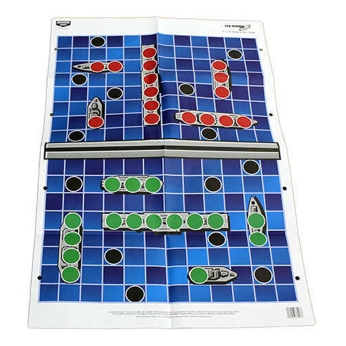 Birchwood Casey 37046 EZE-Scorer Hanging Paper 23" x 35" Battle at Sea Blue 5 Pack