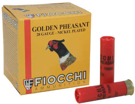 28 Gauge 2-3/4" Lead 7-1/2  7/8 oz 25 Rounds Fiocchi Shotgun Ammunition