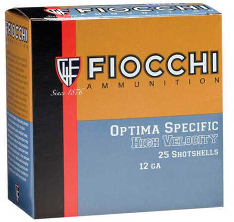 12 Gauge 3" Lead #4  1-3/4 oz 25 Rounds Fiocchi Shotgun Ammunition