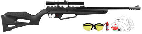 Umarex USA 2251601 NXG APX Combo Spring Piston 177 Pellet 1Rd Black Rec/Barrel Stock Includes Scope