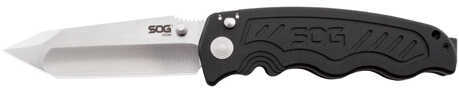 SOG ZM1013CP Zoom Tanto Folder 3.6" AUS-8 6061-T6 Anodized Aluminum Black