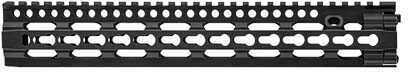 Daniel Defense 14702038 Keymod 12" Slim Rail 6061-T6 Aluminum Black Hard Coat Anodized