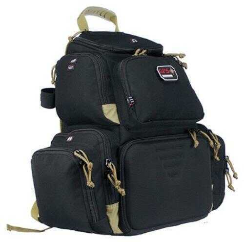 G-Outdoors Inc. Handgunner Backpack Black/Tan Soft GPS-1711BPBT