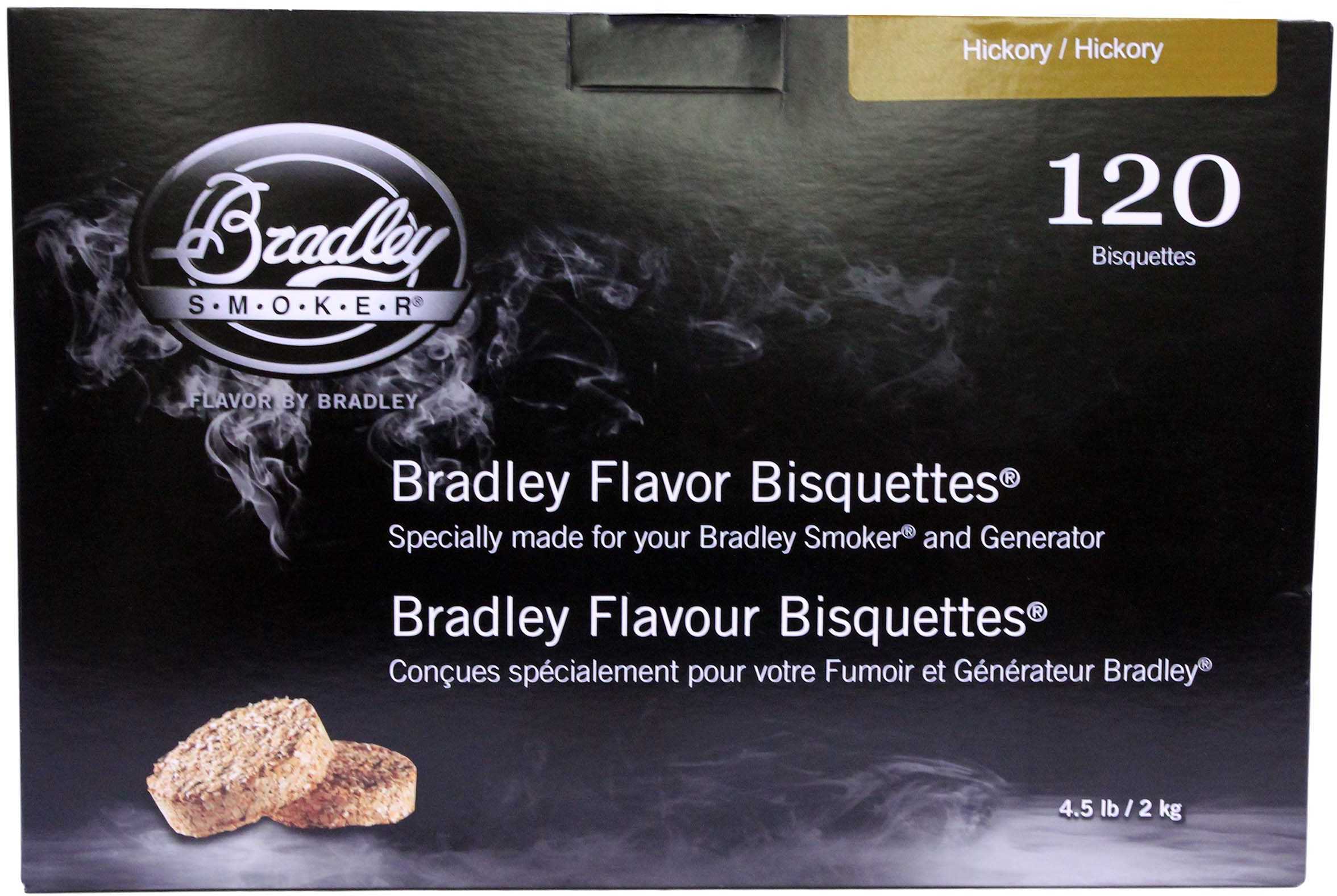 Bradley Hickory Bisquettes 120 Pack