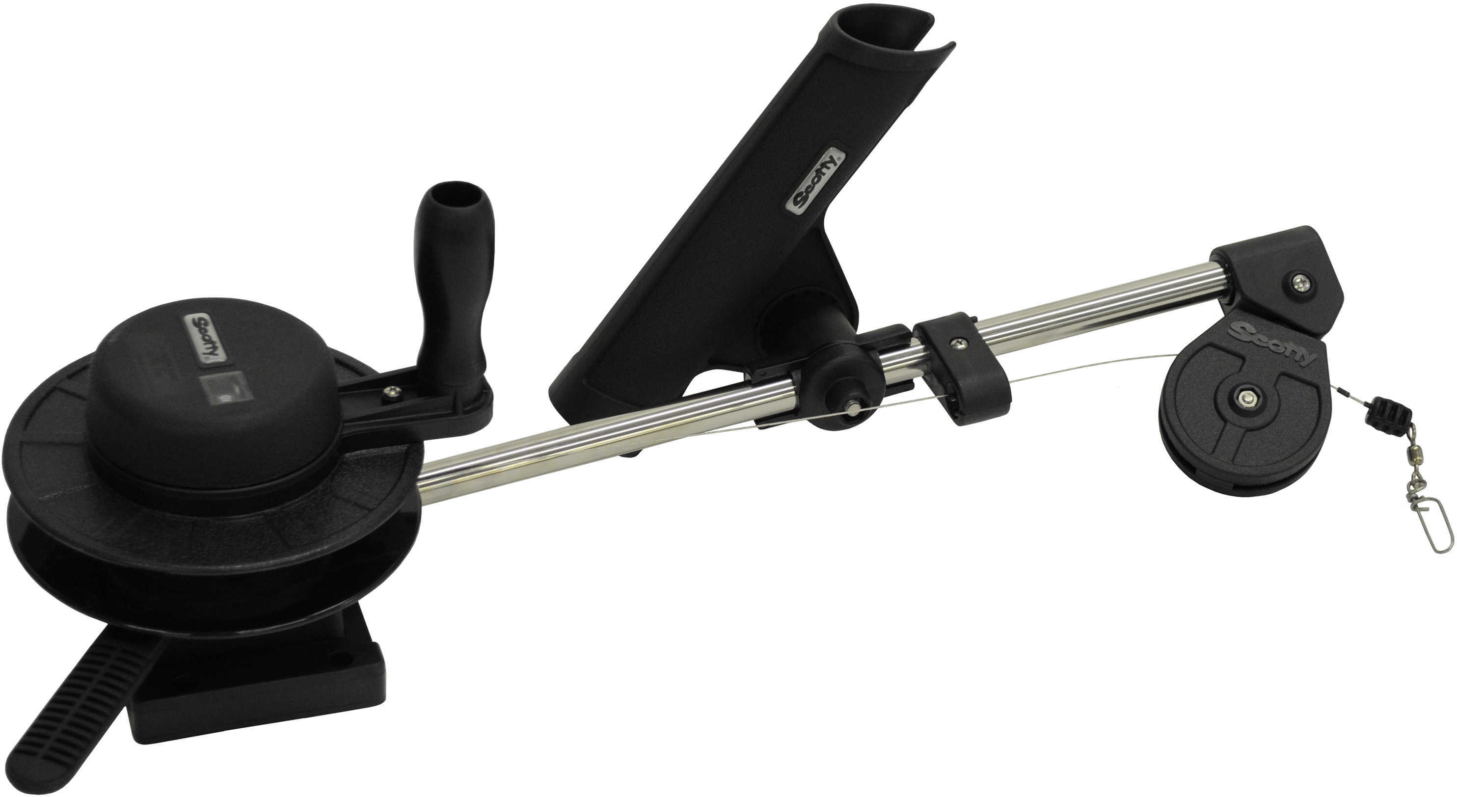 Scotty Depthmaster Manual Downrigger W/Rod Holder