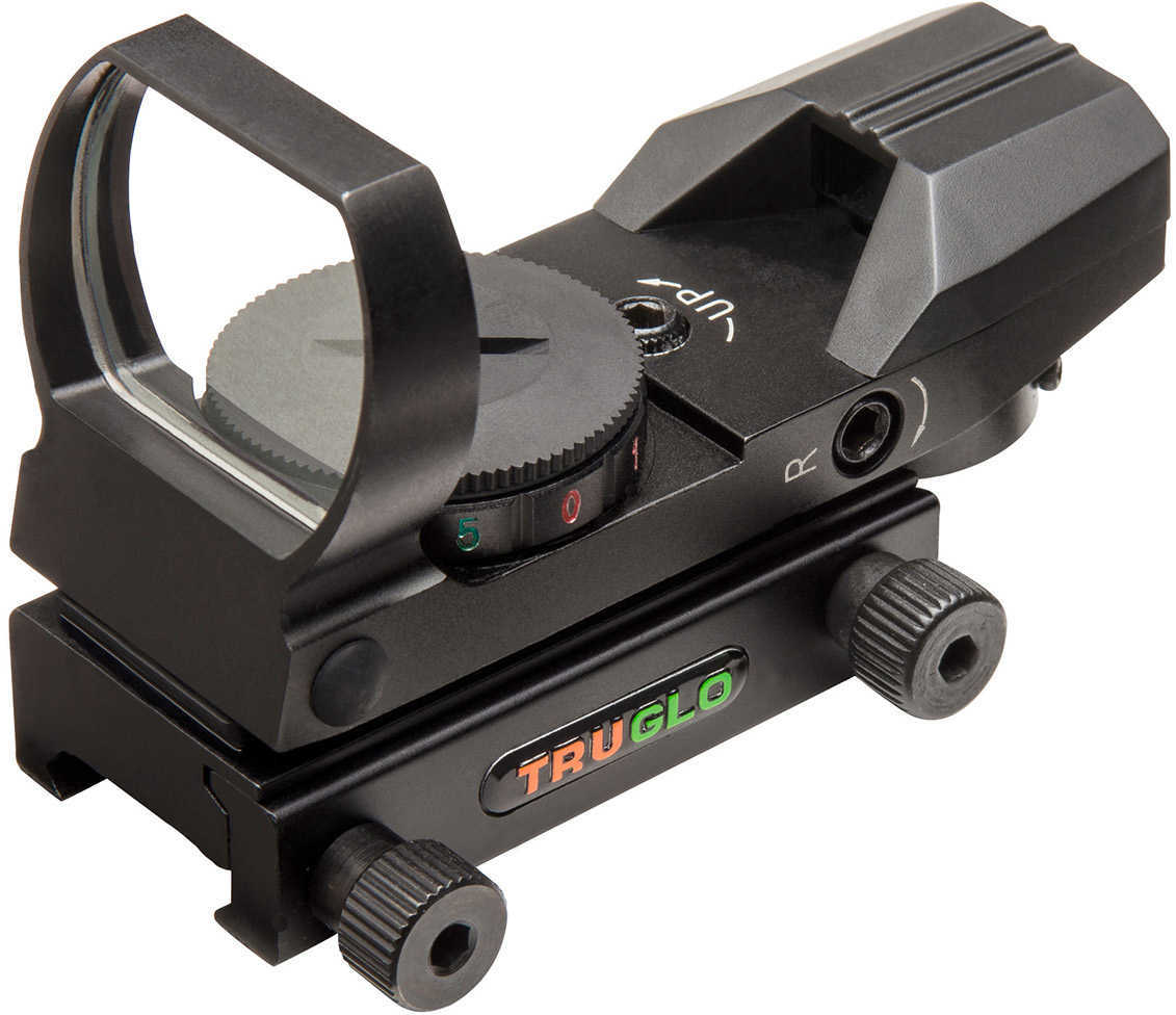 TRUGLO RED-DOT OPEN 4-RTCL BLK