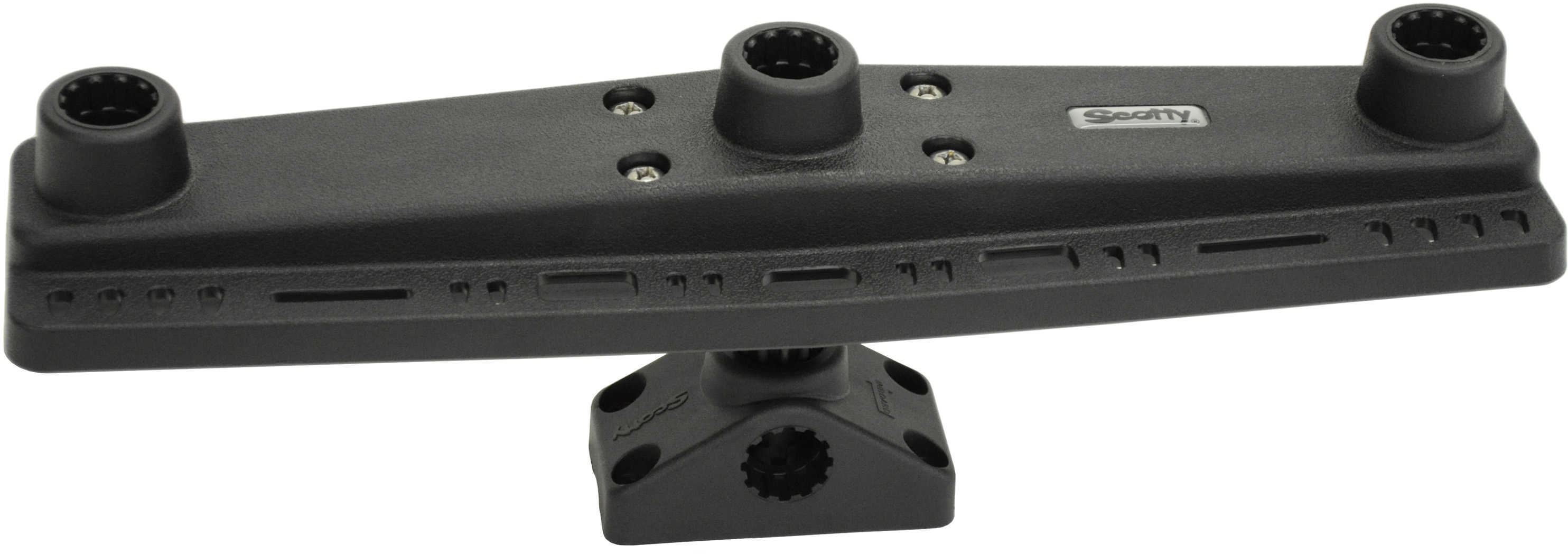 Scotty Triple Rod Holder, Board Only, W/ Post Bracket & mnt
