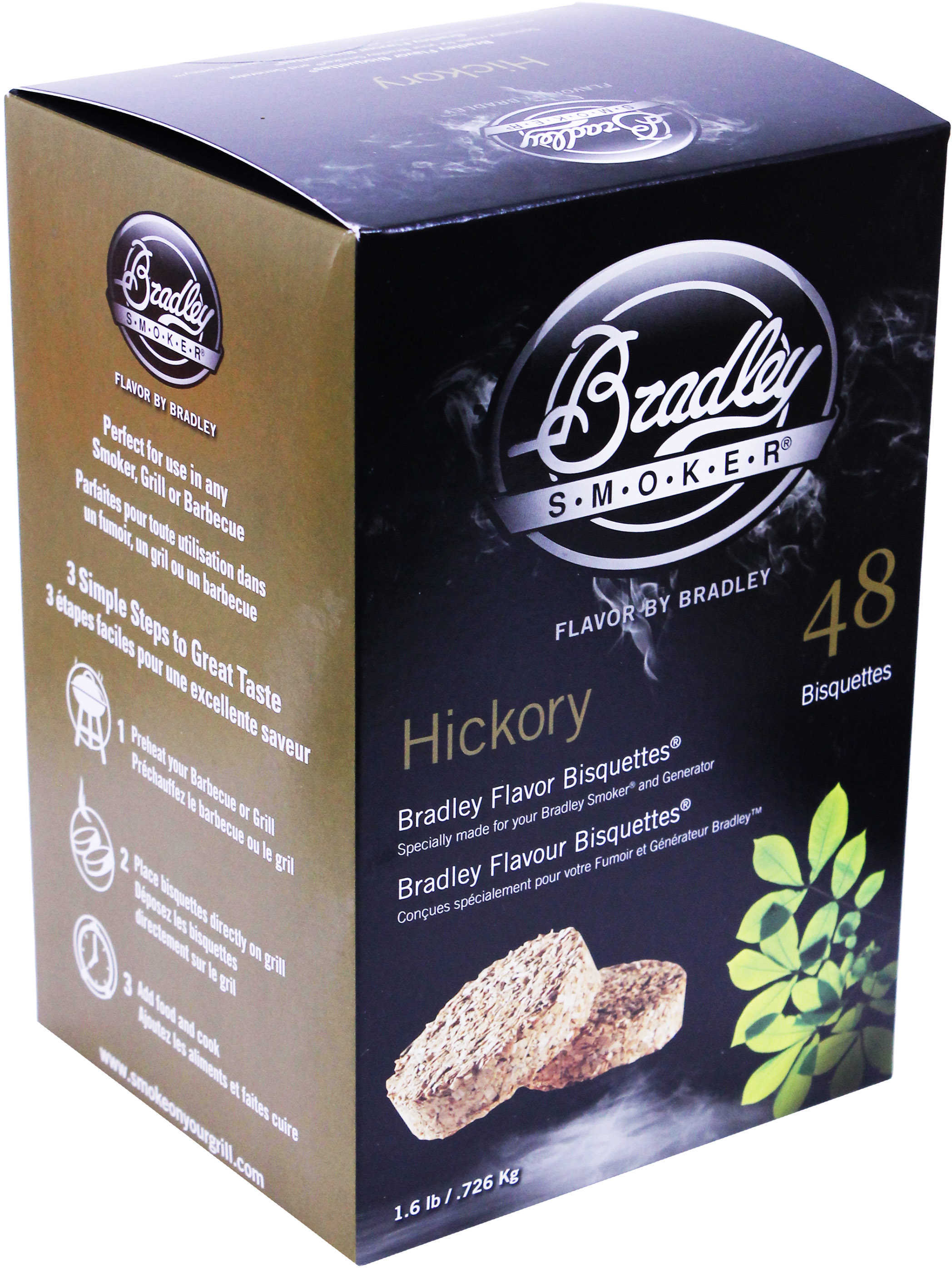 Bradley Hickory Bisquettes 48 Pack