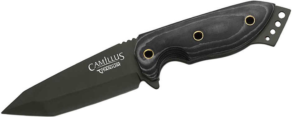 Camillus 8.25'' Carbonitride Titanium Knife Micarta Handle