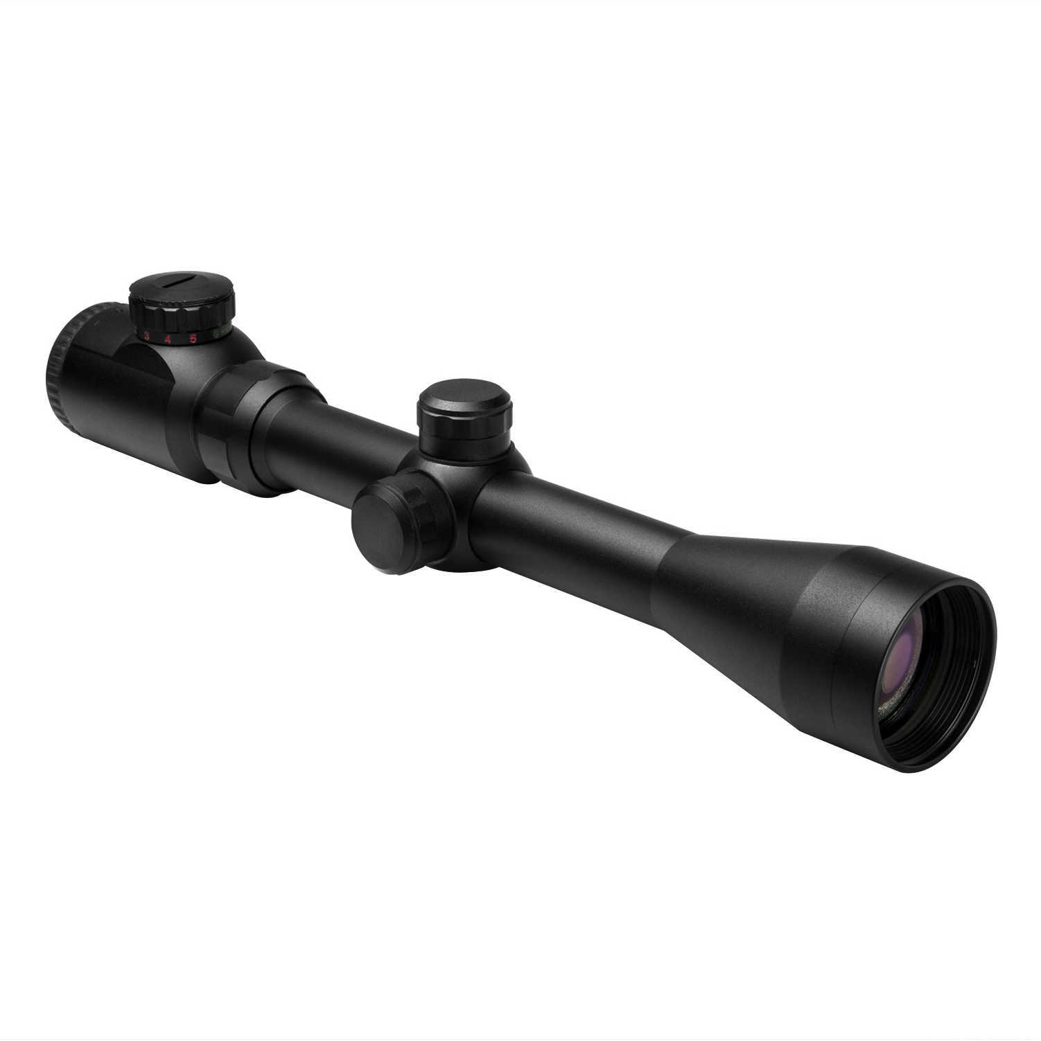 NCStar SEEFB3940G STR Gen 2 Black Hardcoat Anodized 3-9X 40mm 1" Tube Dual Illuminated Red/Green Dot Reticle