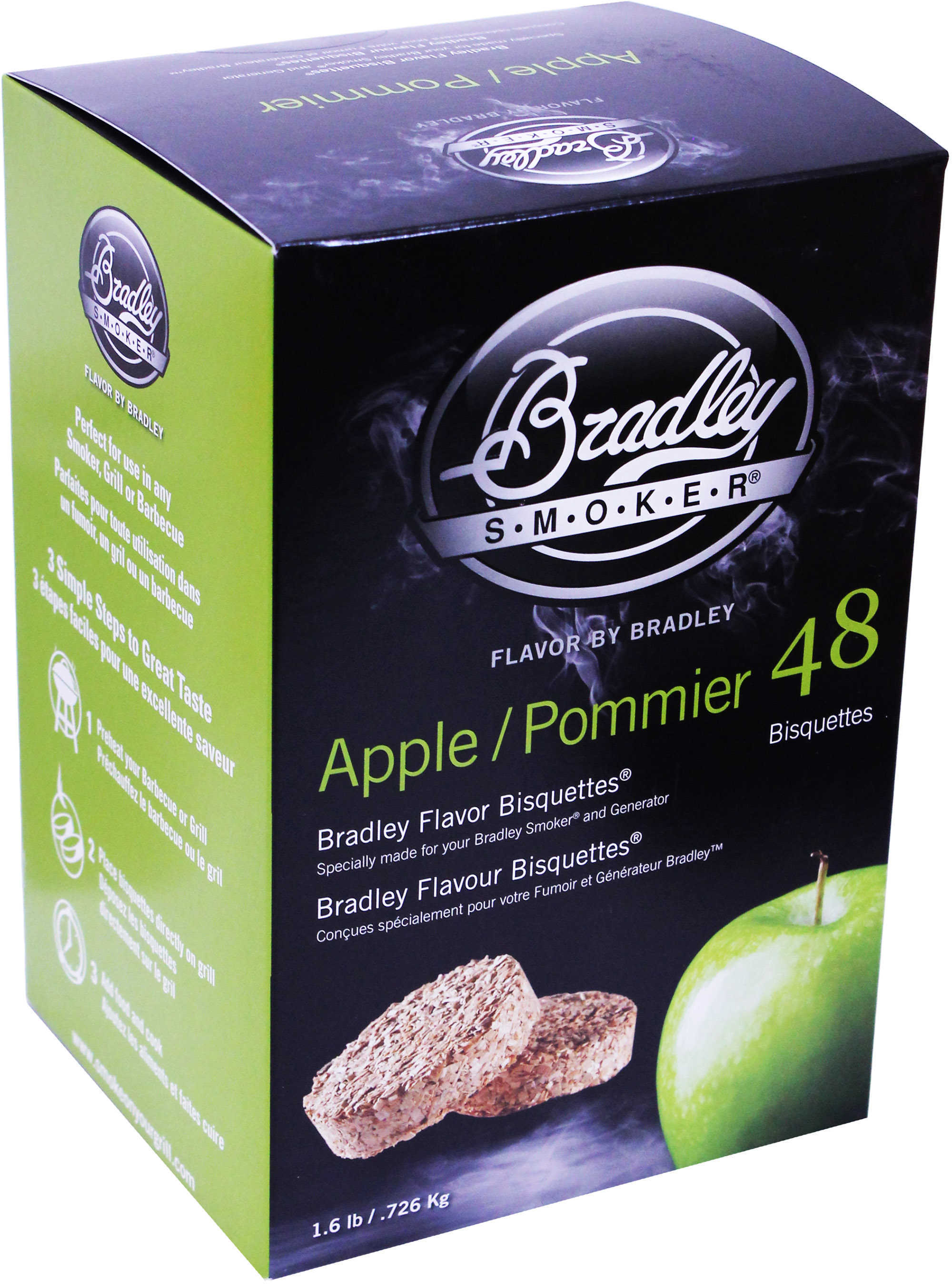 Bradley Apple Bisquettes 48 Pack