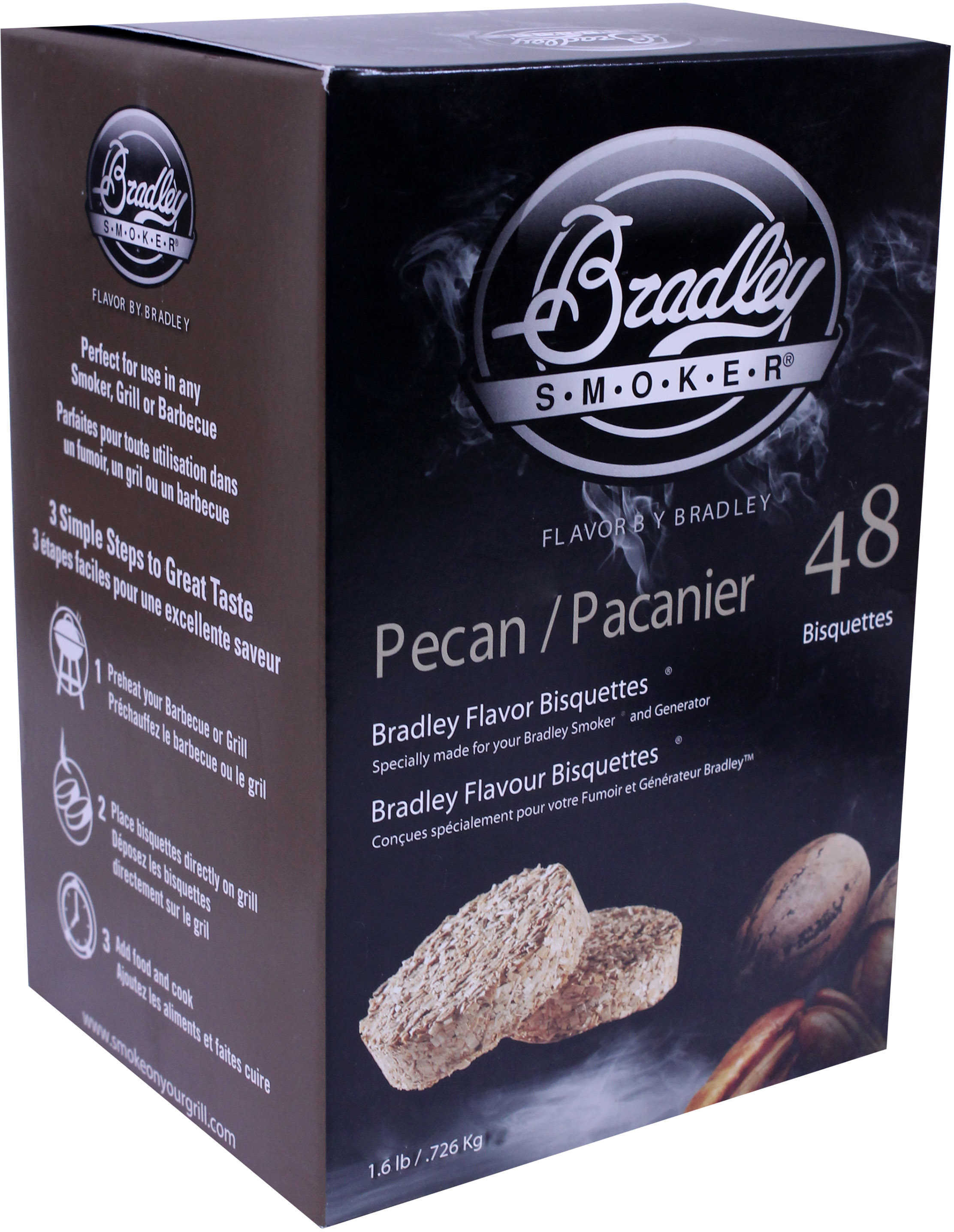 Bradley Pecan Biquettes 48-Pack