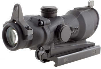 Trijicon 100092 ACOG 4x 32mm Obj 36.8 ft @ 100 yds FOV Black Matte Finish Illuminated Crosshair 308 Ballistic Amber