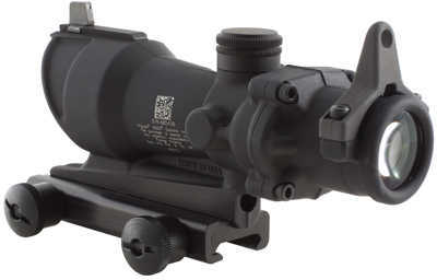 Trijicon 100092 ACOG 4x 32mm Obj 36.8 ft @ 100 yds FOV Black Matte Finish Illuminated Crosshair 308 Ballistic Amber