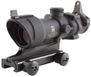 Trijicon 100092 ACOG 4x 32mm Obj 36.8 ft @ 100 yds FOV Black Matte Finish Illuminated Crosshair 308 Ballistic Amber