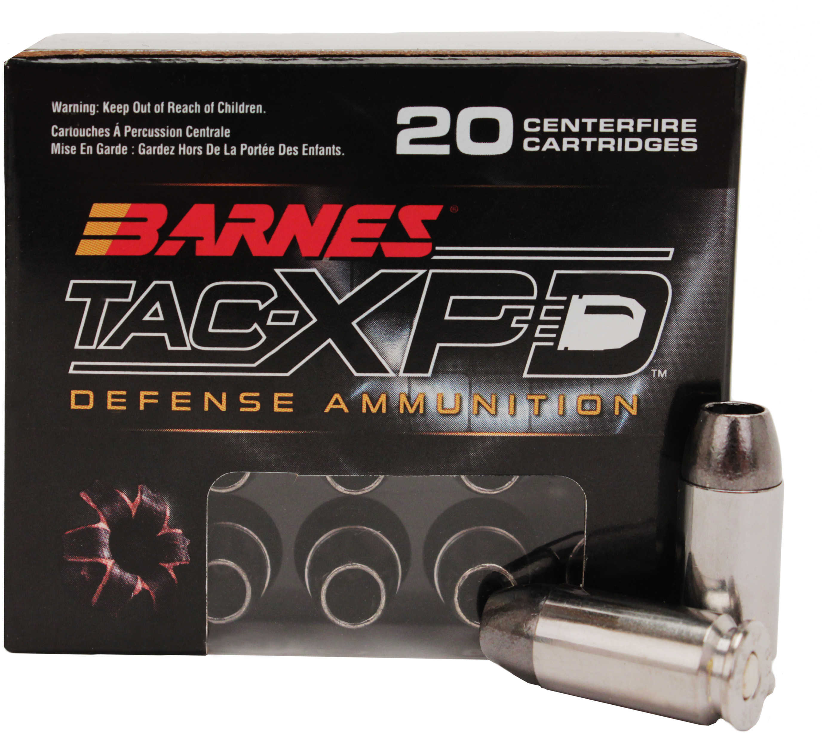 40 S&W 140 Grain Hollow Point 20 Rounds Barnes Ammunition