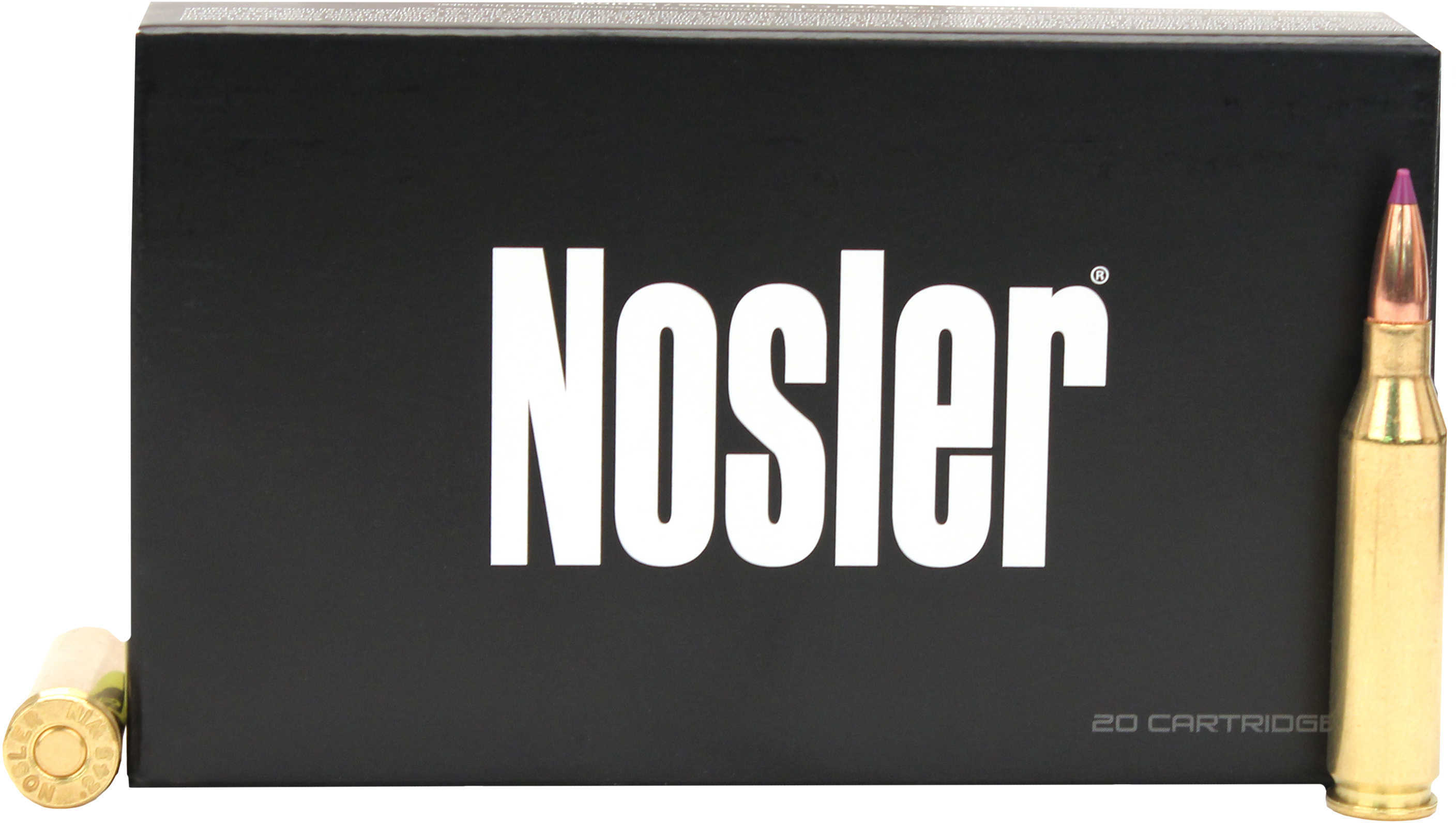 223 Rem 64 Grain Soft Point 20 Rounds Nosler Ammunition 223 Remington