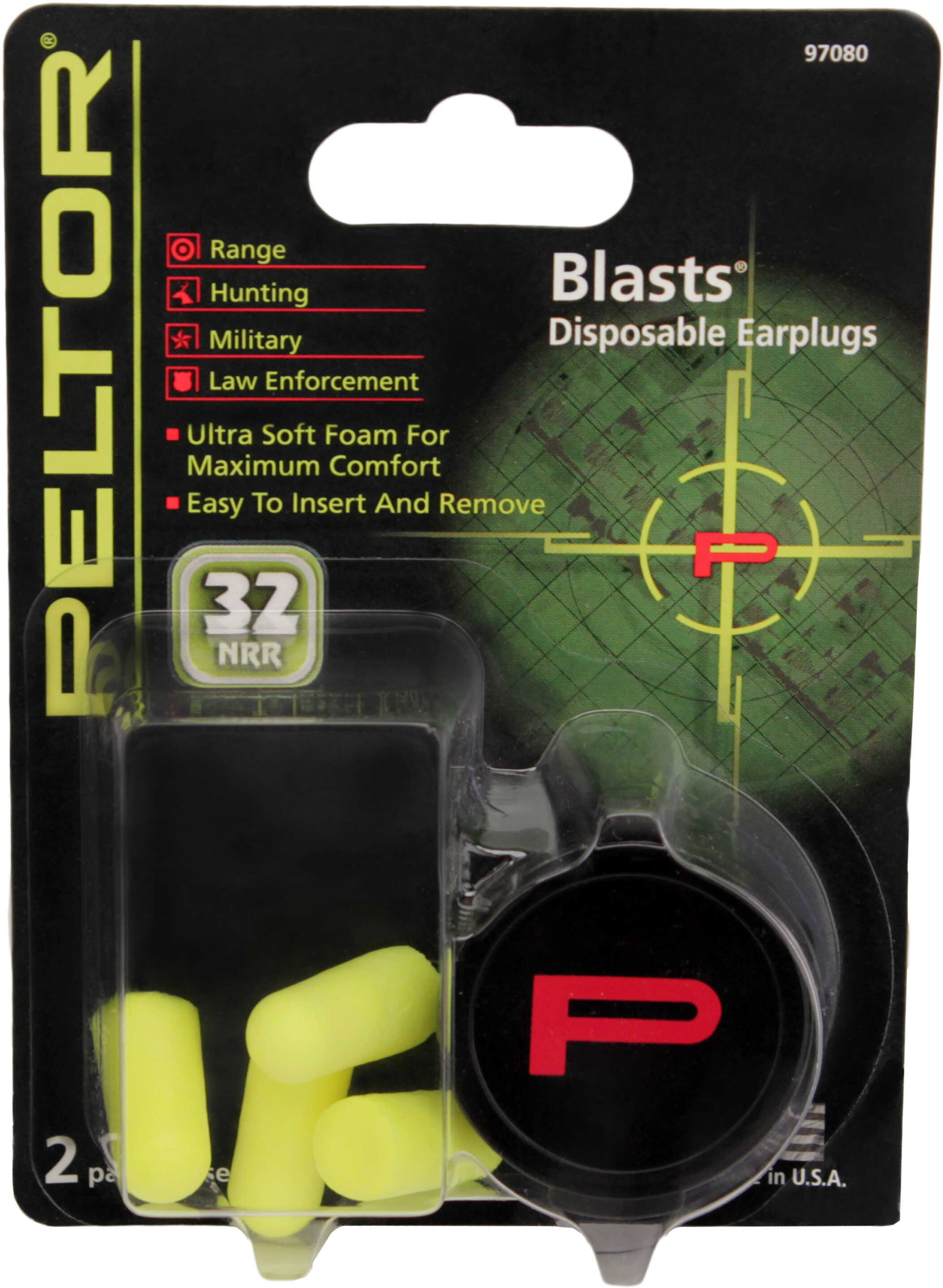 Peltor Blasts Disposable Ear Plugs