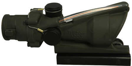Trijicon 100309 ACOG 4x 32mm Obj 36.8 ft @ 100 yds FOV OD Green Finish Dual Illuminated Chevron 223 Red
