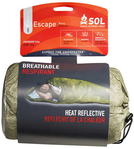 Adventure Medical Kits 01401229 Sol Escape Bivvy OD-Green 84" X 31"