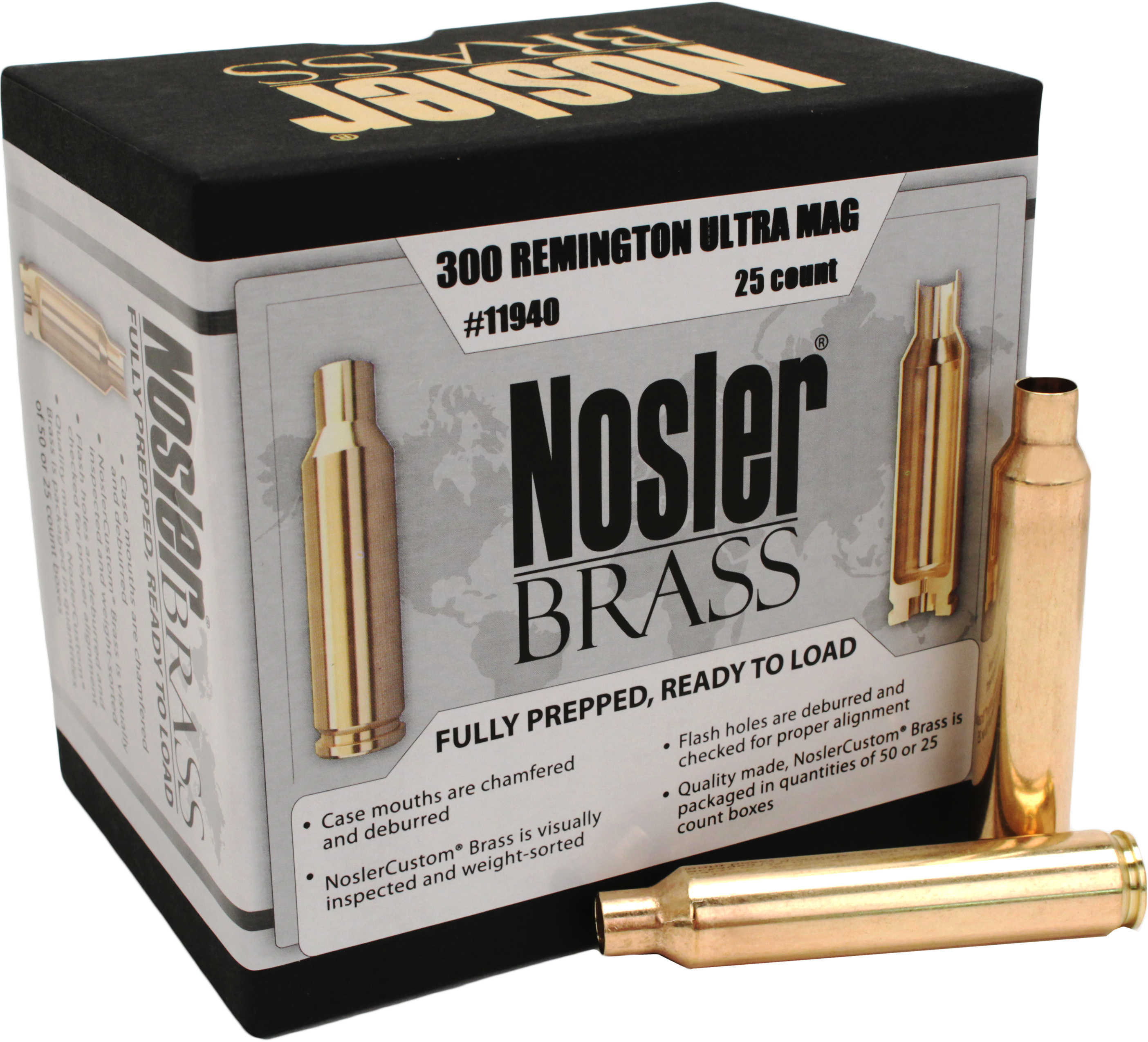 Nosler Brass 300 Rem Ultra Mag 25/Box