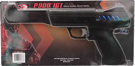 Gamo 611102954IGT P-900 IGT Air Pistol Break Open .177 Pellet Black
